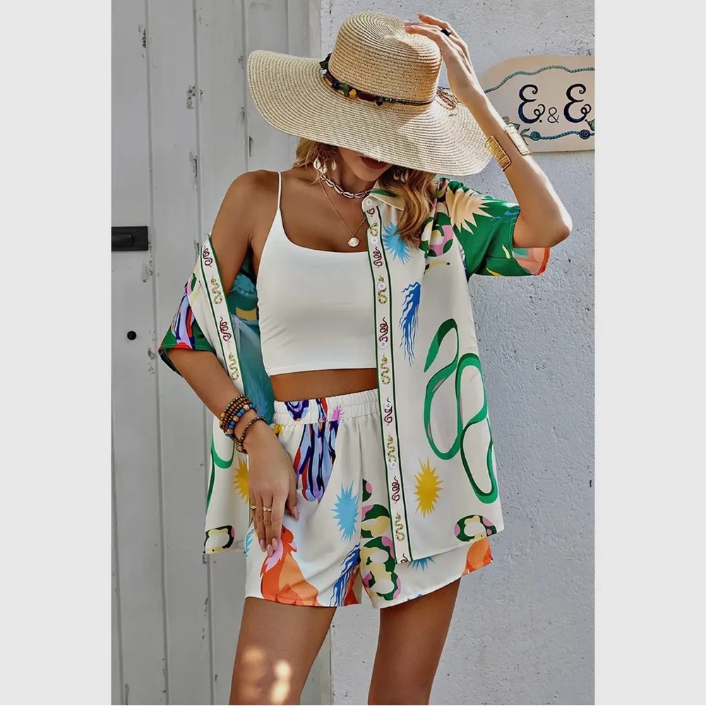 Two Piece Patterned Set. Nwt - image 5